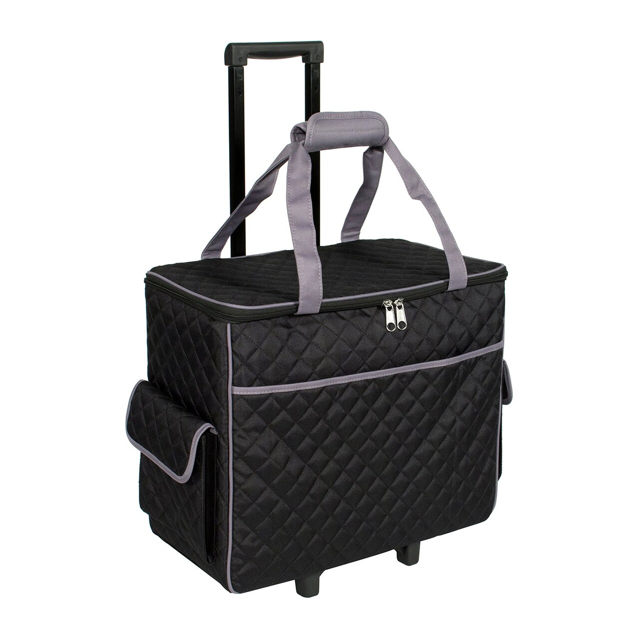 Everything Mary Sewing Machine Tote with Wheels – Rolling Storage Case for Travel & Craft Organization